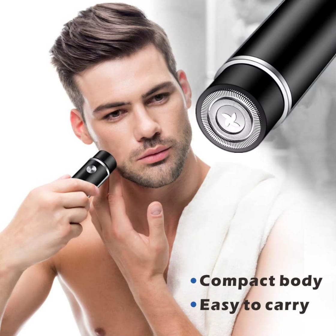 Mini Electric Shaver for Men PortablVe Electric Razor Beard