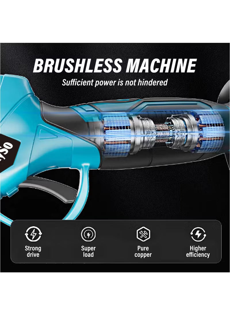 21V Electric Pruning Shears with 2 Batteries, Charger & Blades – Cuts Up to 30MM