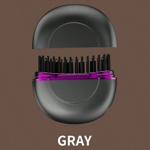 Portable Cordless Mini Straightening Brush, Fast Heating With 3 Temperature Settings, Anti-Scald, Suitable For Daily Travel Use, For Men's Beard And Women's Hair, Ideal Gift For Both Men And Women