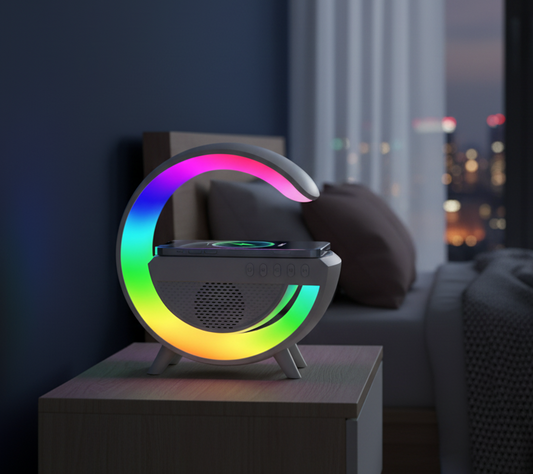 Wireless Smart Bluetooth Speaker with LED Adjustable Ambience Light G