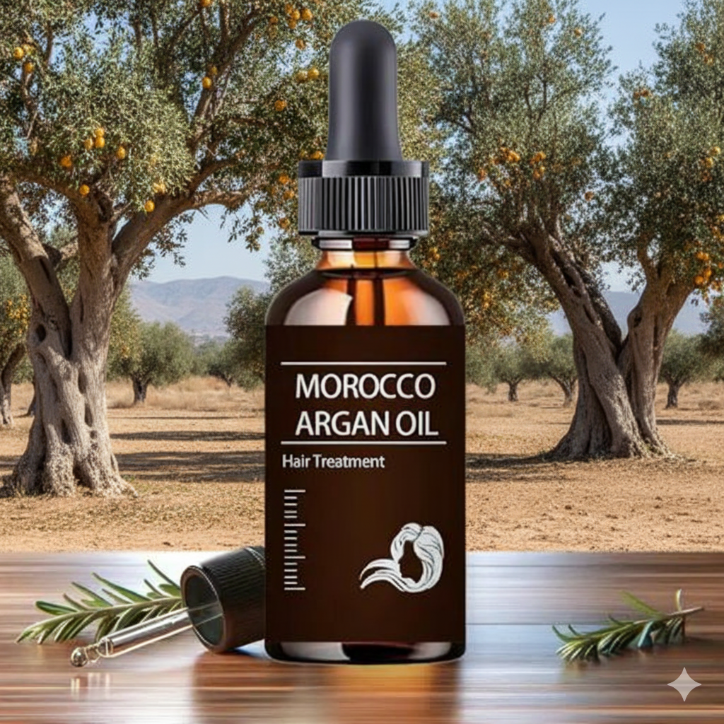 5ml/15ml/30ml/50ml/Moroccan nut oil hair essential oil hair treatment for keratin nourishment and repair of dry and damaged hair in women