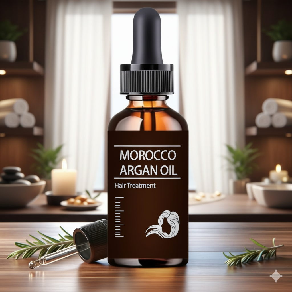 5ml/15ml/30ml/50ml/Moroccan nut oil hair essential oil hair treatment for keratin nourishment and repair of dry and damaged hair in women