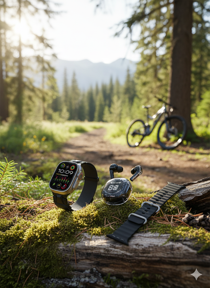 The New 2.3 Large-Screen Smart Watch and Bluetooth Handsfree D110