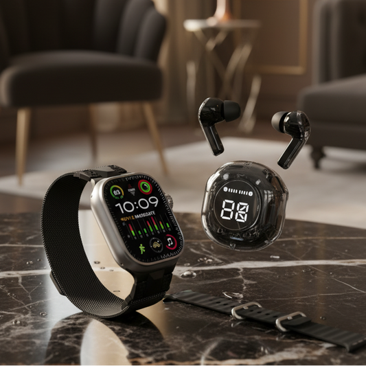 The New 2.3 Large-Screen Smart Watch and Bluetooth Handsfree D110