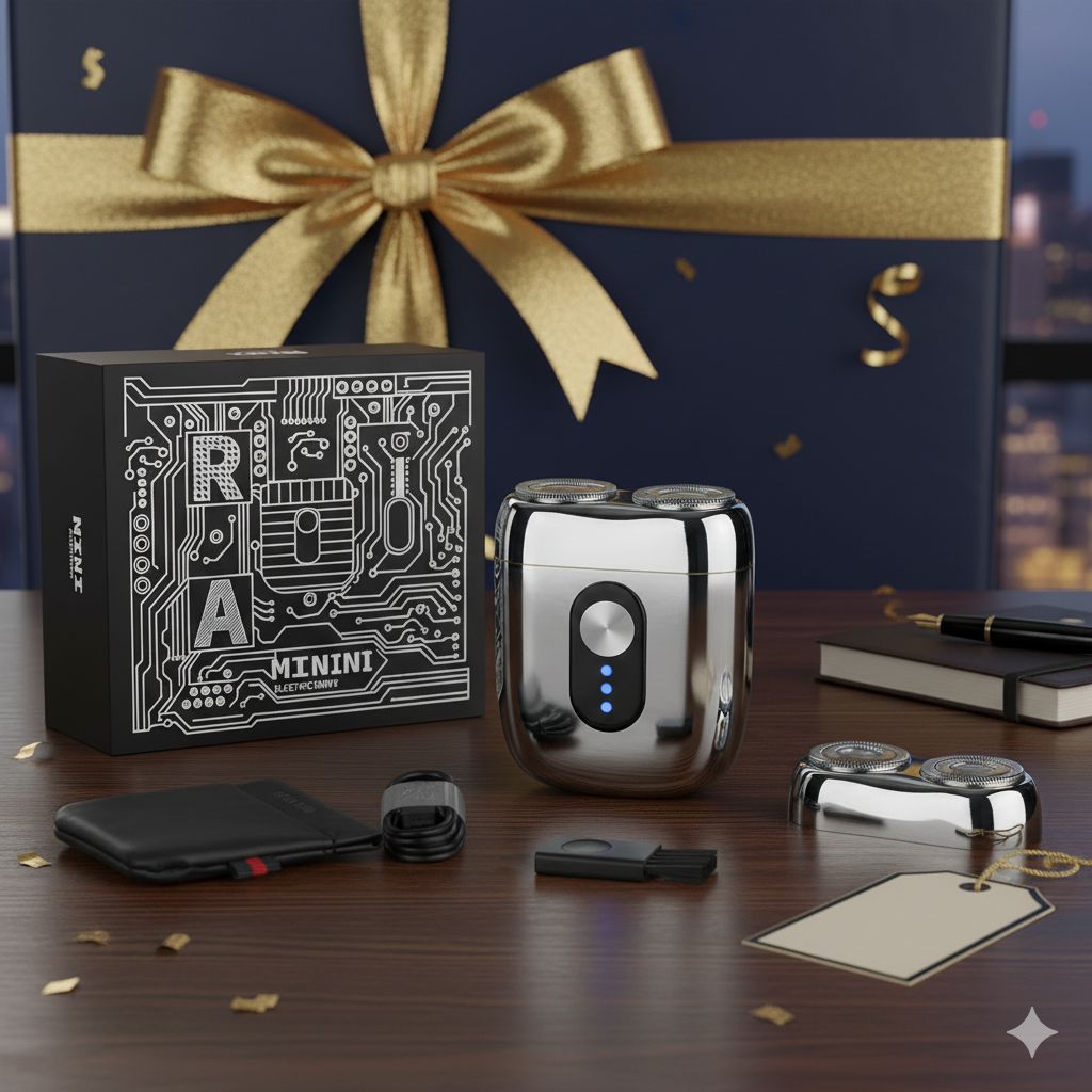 Mini Magnetic Electric Double-head Shaver