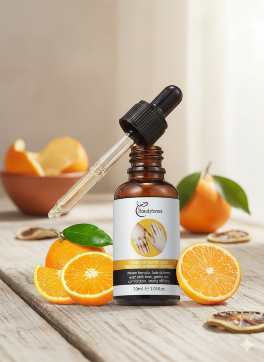 30ml Brightening and Whitening Serum - Made with Vitamin C, Suitable for Spots, Armpit, Inner Thigh, Joints, Improves the Appearance of Skin, Body and Intimate Area