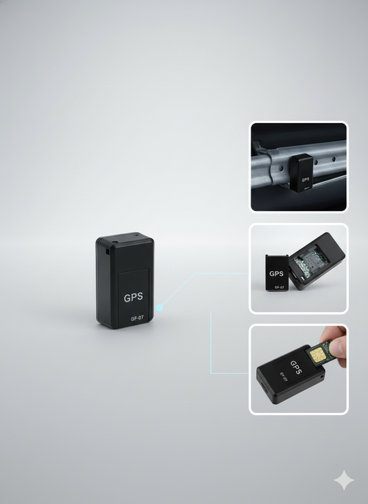 Mini Tracker, Portable Magnetic GPS Locator Realtime Tracker Device Voice Recorder for Tracking Cars, family or Valuables