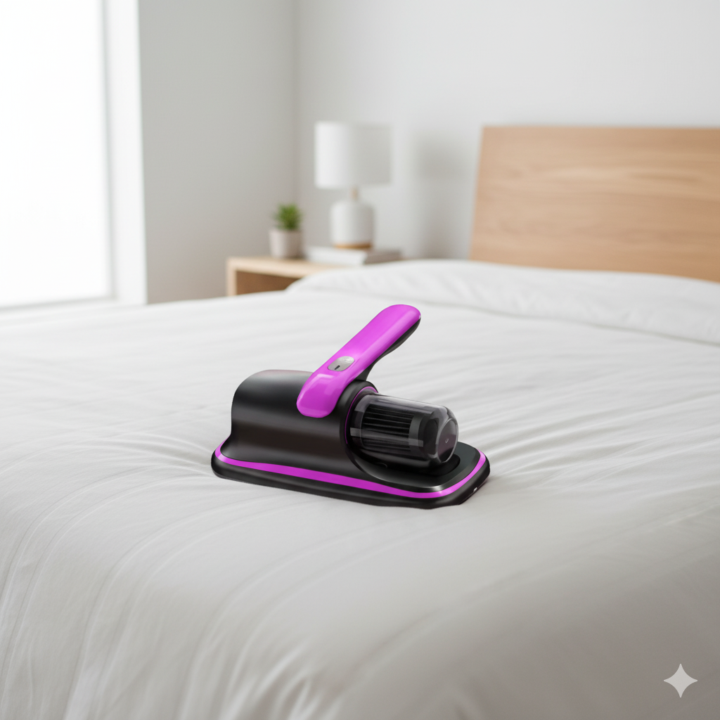 Wireless Mite Removal Vacuum Cleaner Bed Cordless Vacuum Removal Instrument Artifact Suitable for Pillows Sheets Mattresses Sofa