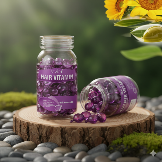 Moroccan Jojoba Oil Hair Care Capsules, Soft And Nourishing Scalp And Hair, Deep Cleansing, Suitable for Both Men And Women