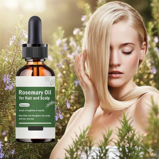 Rosemary Oil For Hair And Scalp, Strengthens Hair, Repairs Split Ends Dry Damaged Hair, Refreshing Hair Care Serum Oil