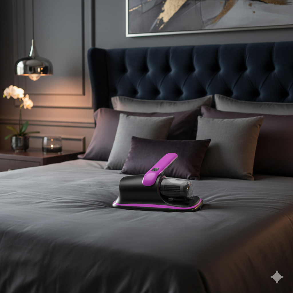 Wireless Mite Removal Vacuum Cleaner Bed Cordless Vacuum Removal Instrument Artifact Suitable for Pillows Sheets Mattresses Sofa