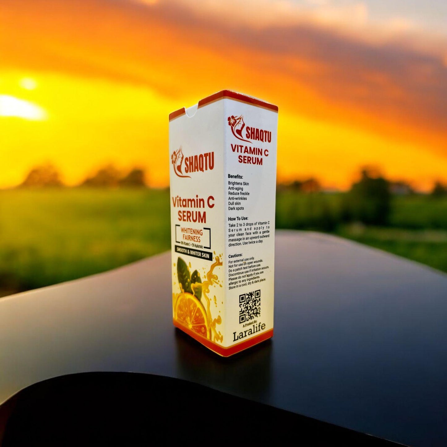 SHAQTU Vitamin C Serum – Whitening & Fairness, Smooth & Winter Skin (30 mL / 1 fl. oz)