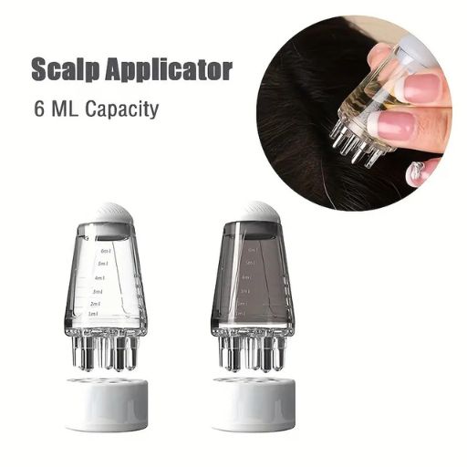 1pc Scalp Apothecary Head Essential Oil Roller, Ball Massage Comb, Hair Rejuvenation Liquid Guide Comb