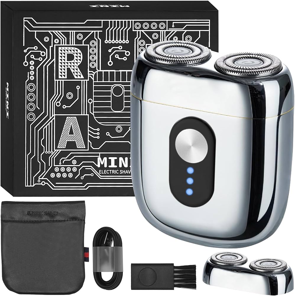 Mini Magnetic Electric Double-head Shaver