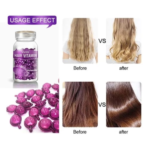 Moroccan Jojoba Oil Hair Care Capsules, Soft And Nourishing Scalp And Hair, Deep Cleansing, Suitable for Both Men And Women